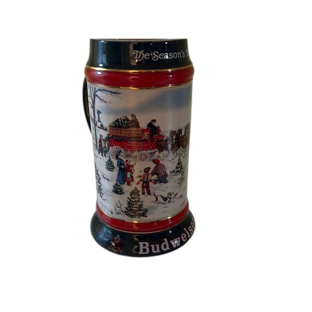 Budweiser Holiday Stein